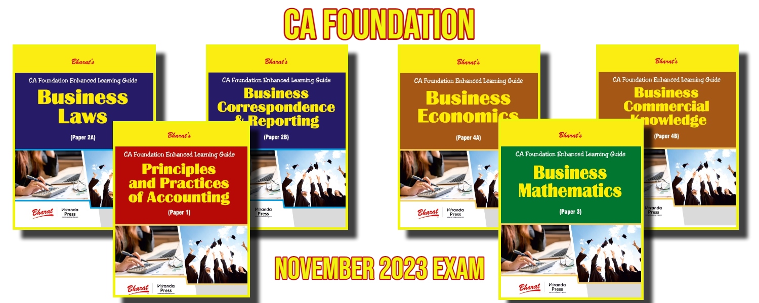 Veranda Press's CA Foundation Nov. 2023 Exam | Bharat